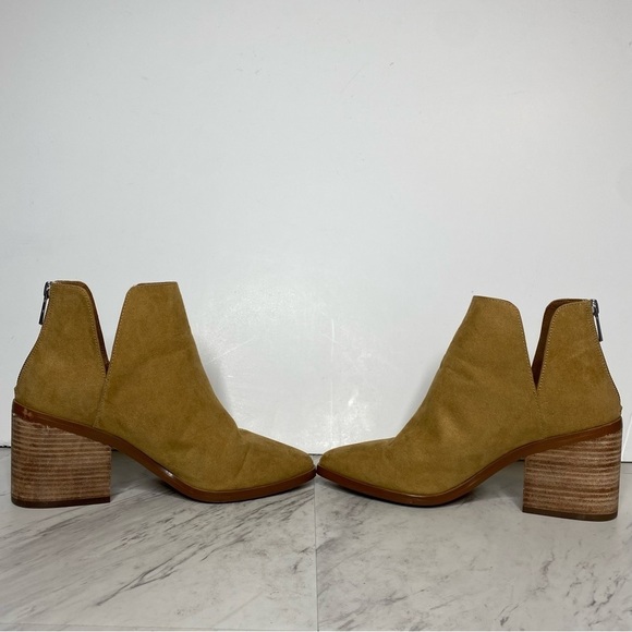 BP Brynne Tan Brown Faux Suede Bootie 8M - Picture 5 of 14